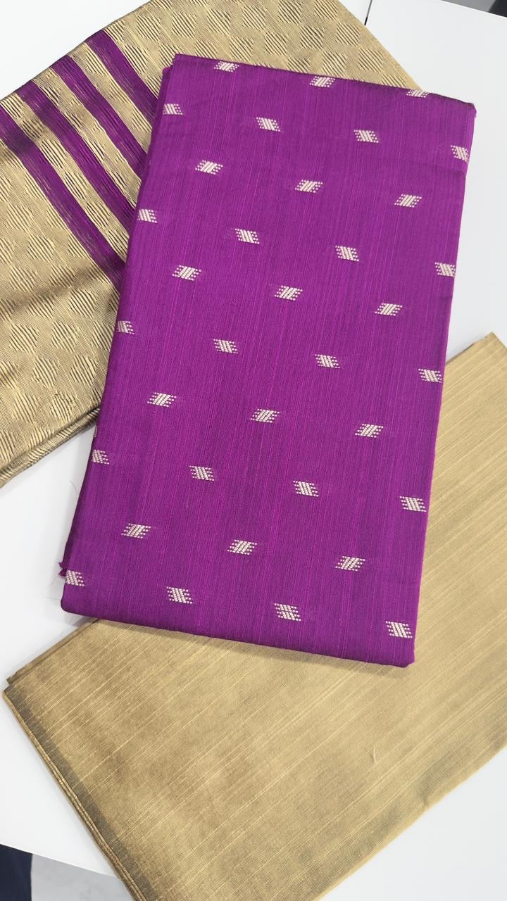 Raw silk dress materials