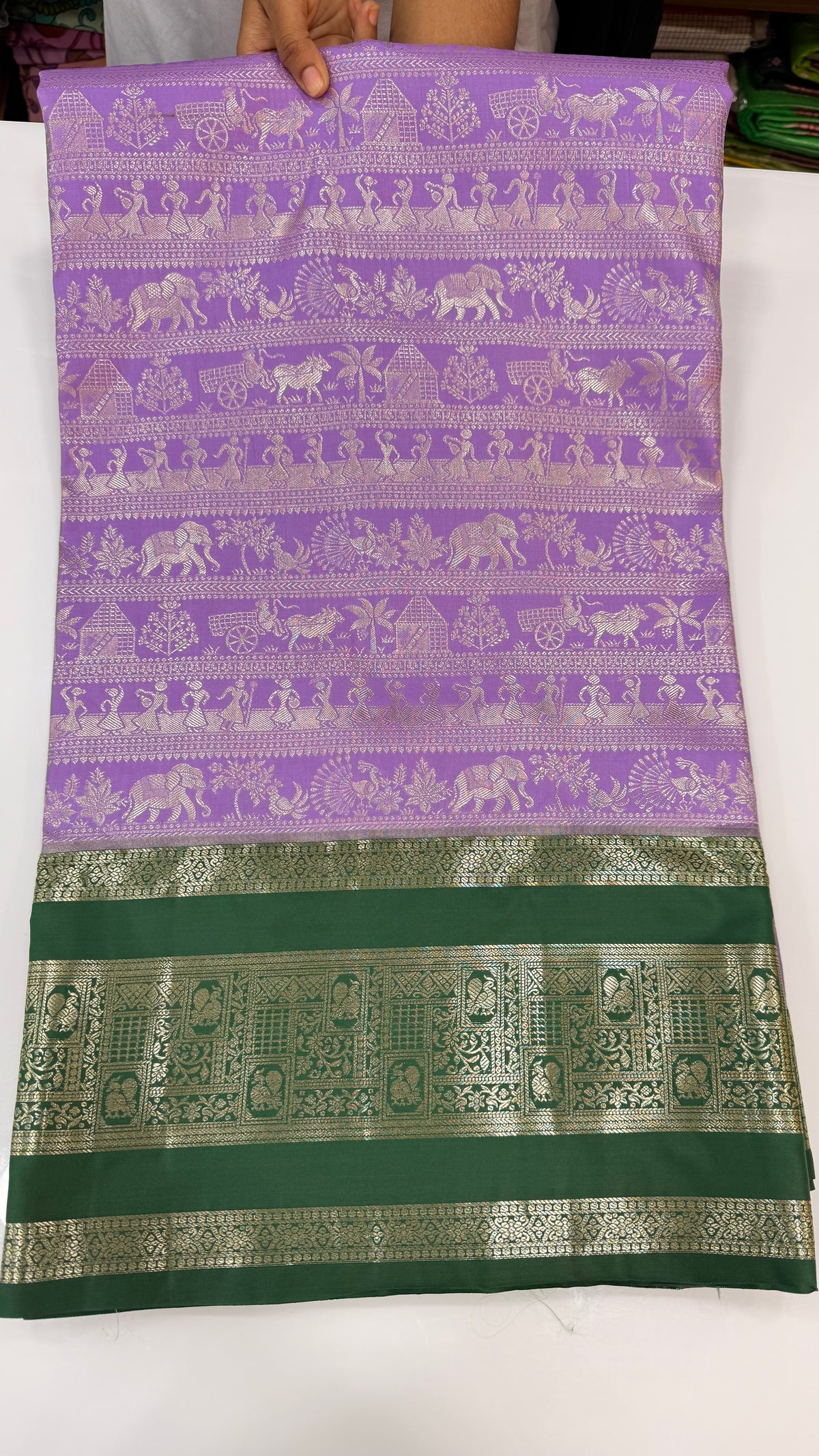 Bridal Meenakari sarees
