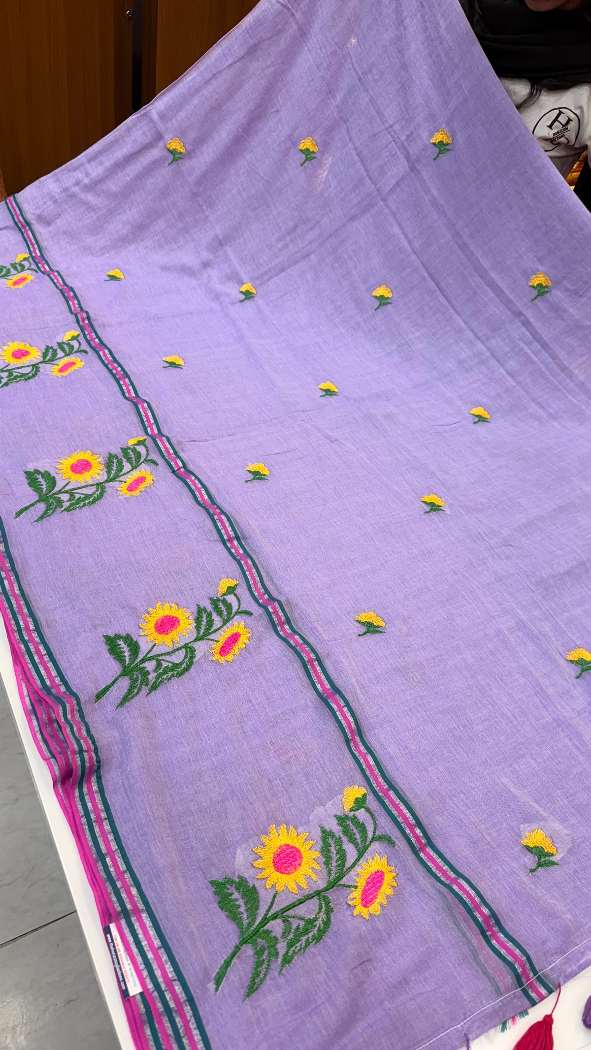 Mul cotton saree