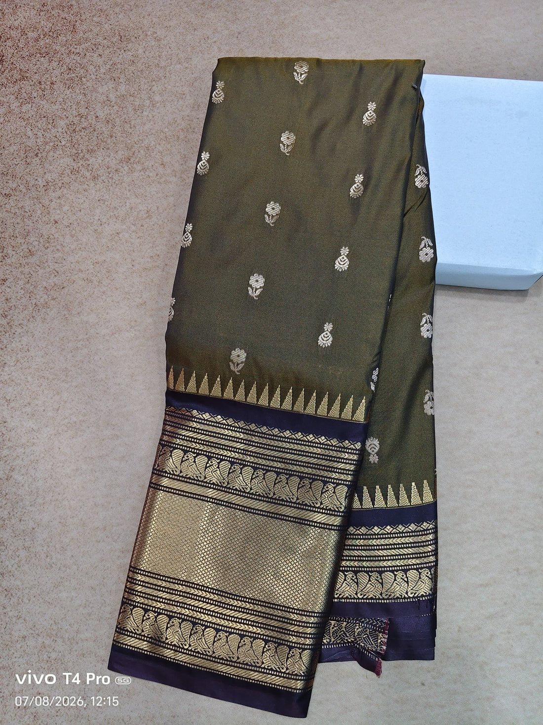 Vintage semi Kanchi pattu sarees