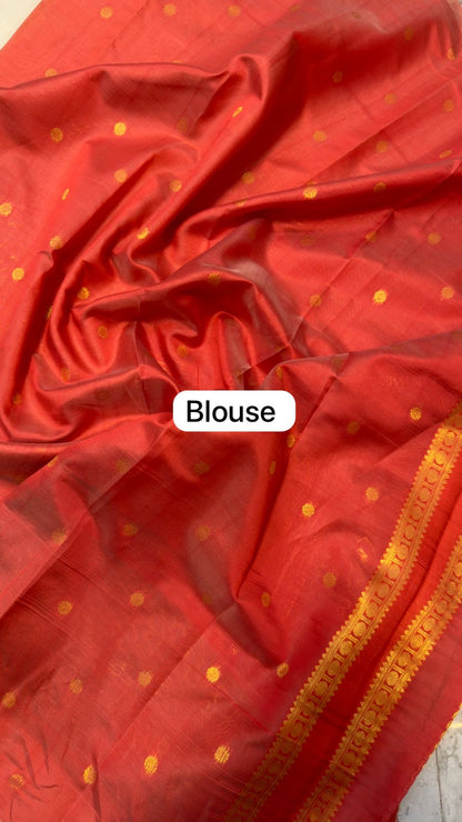 Gadwal inspired Ganga-Jamuna soft Pattu sarees