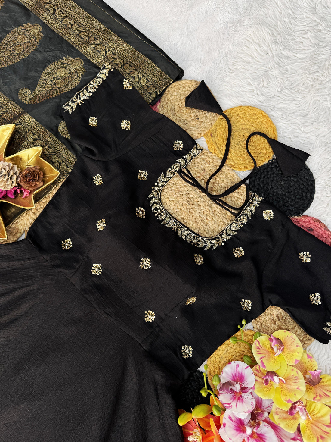 Long gown with duppata
