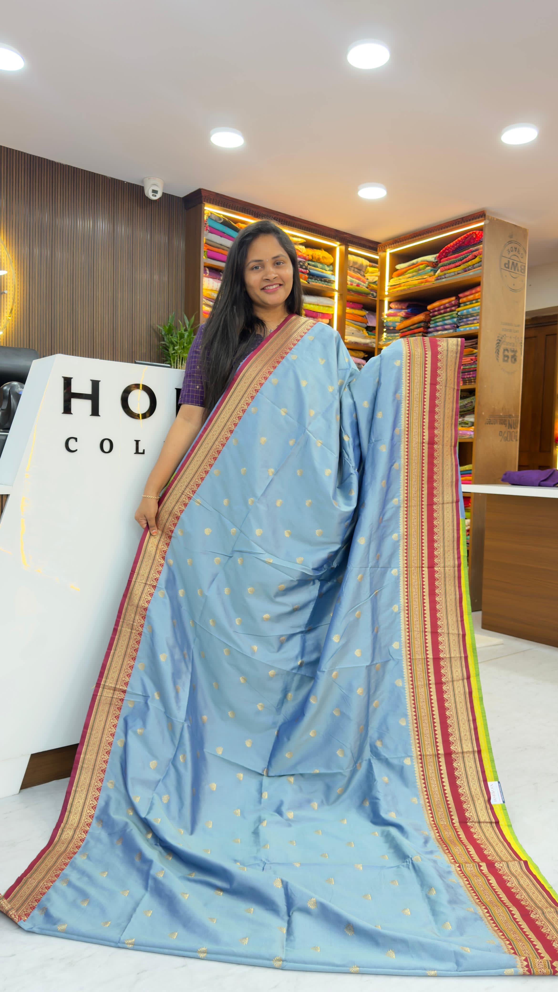 Semi Gadwal inspired sarees in soft silk sarees