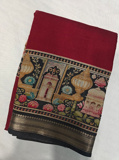 Maheshwari silk saree