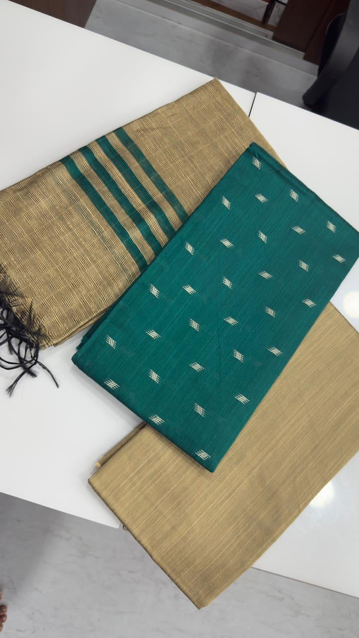 Raw silk dress materials