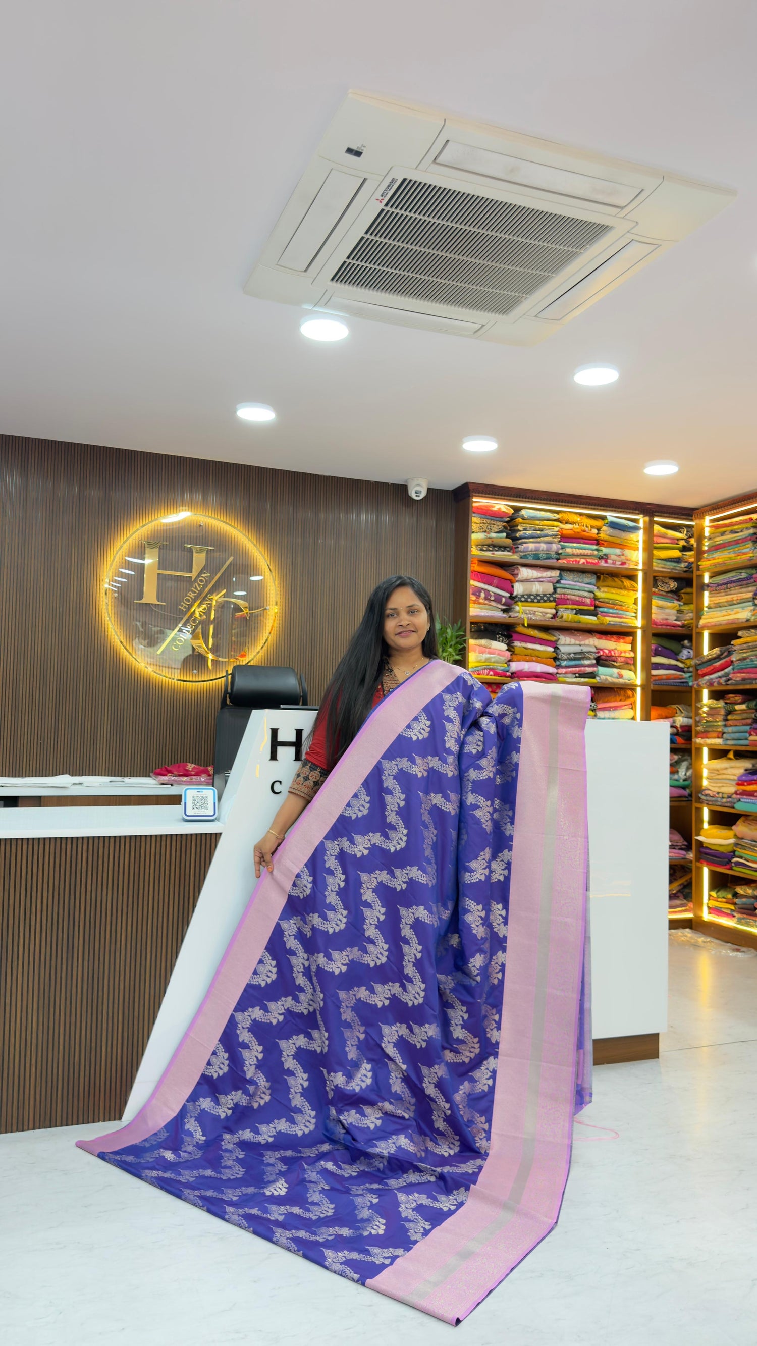 Kanjivaram style soft silk saree