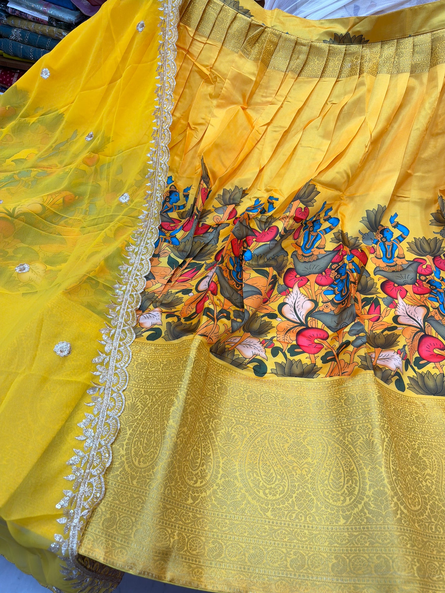 Kalamkari lehengas