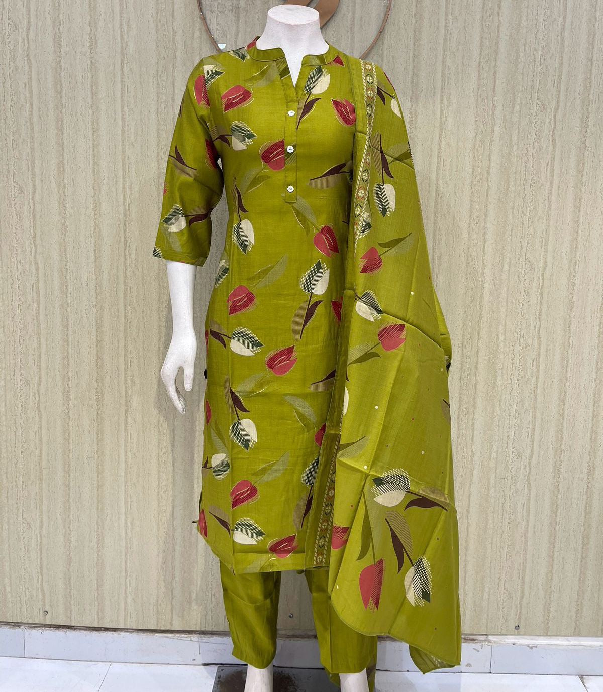 Premium quality vertical fabric 3 piece set