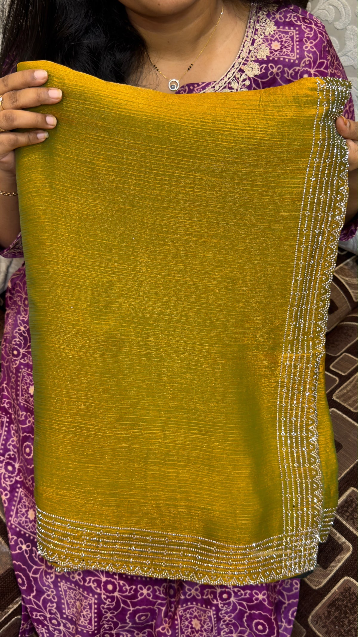Fendy silk party wear sarees