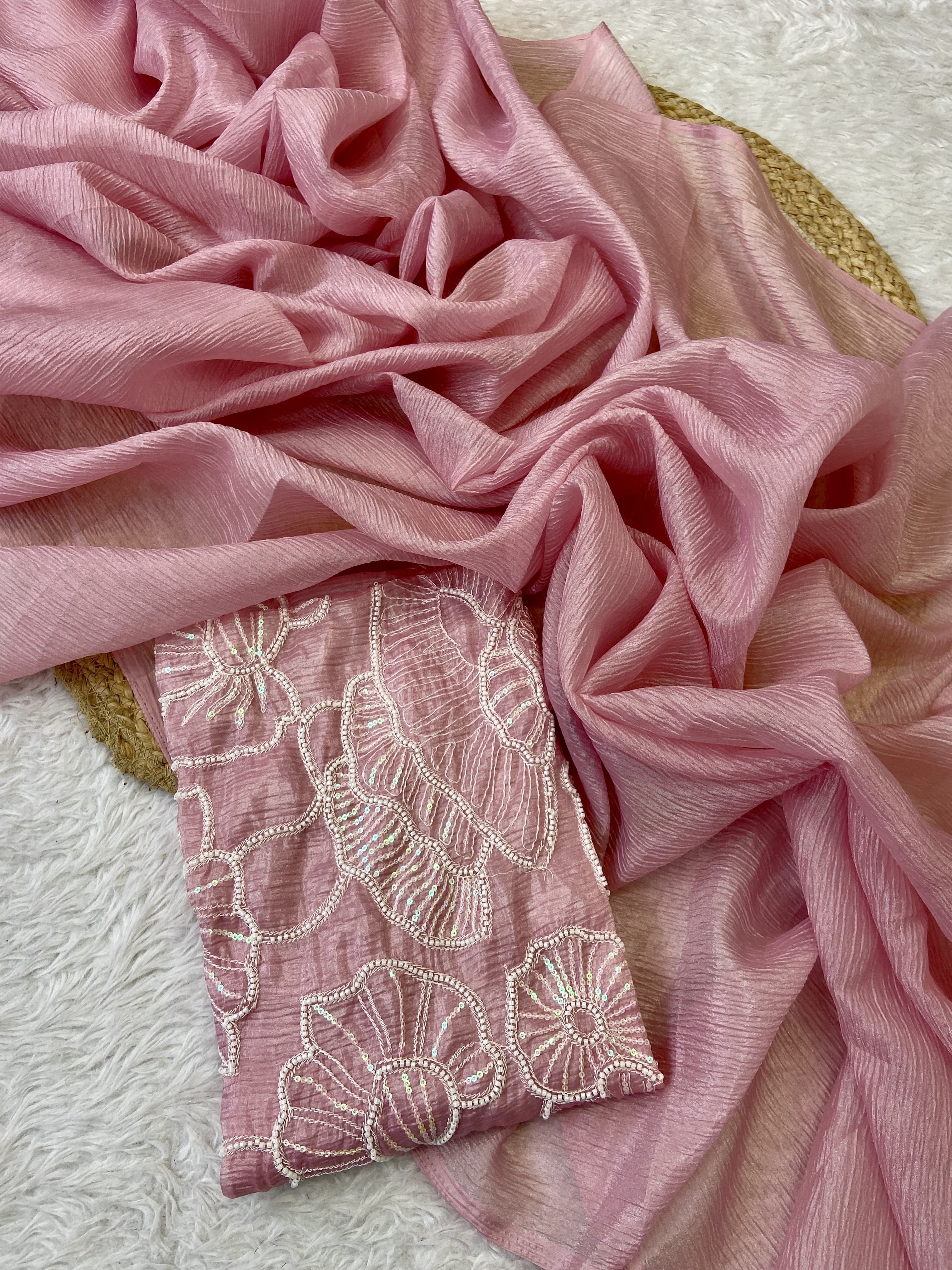 Soft candy crush saree