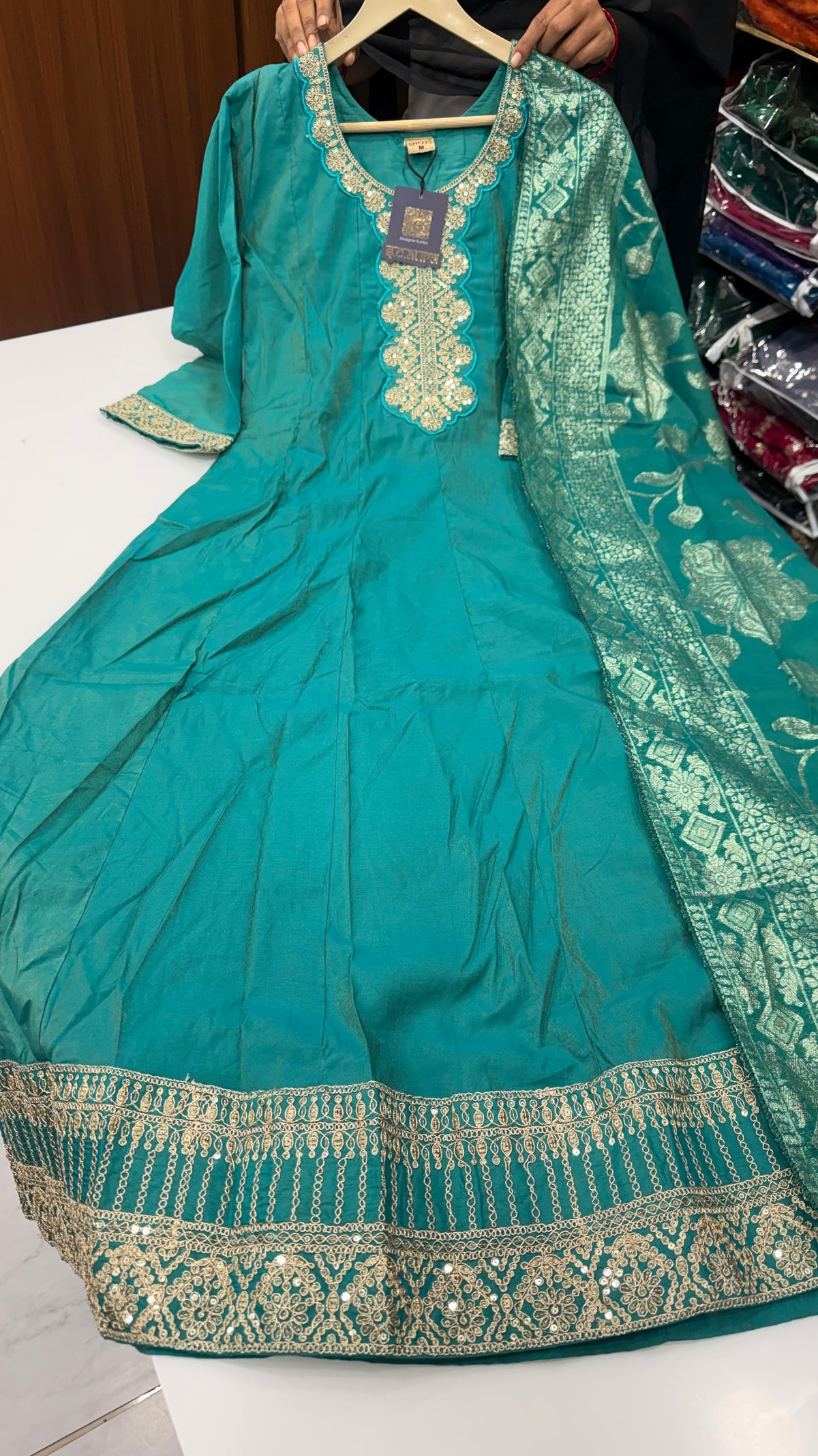Anarkali three piece set