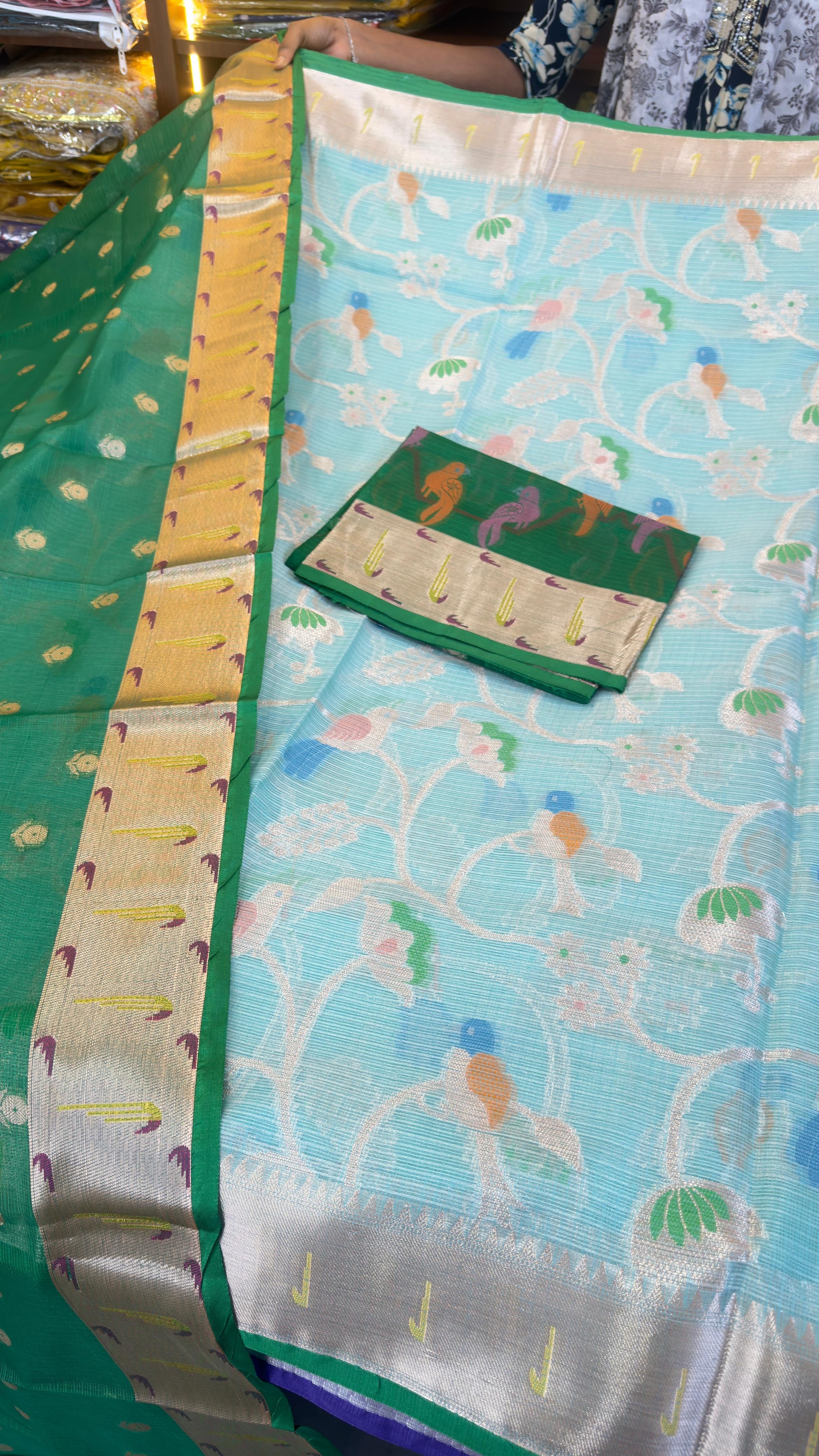 Zari Kota lehengas