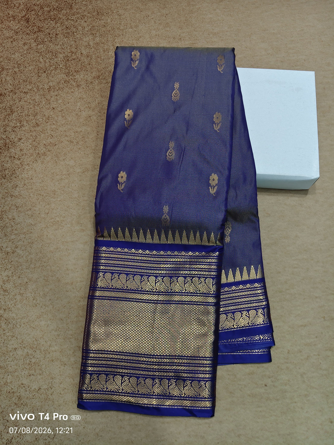 Vintage semi Kanchi pattu sarees