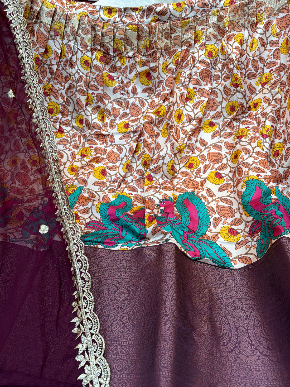 Kalamkari lehengas