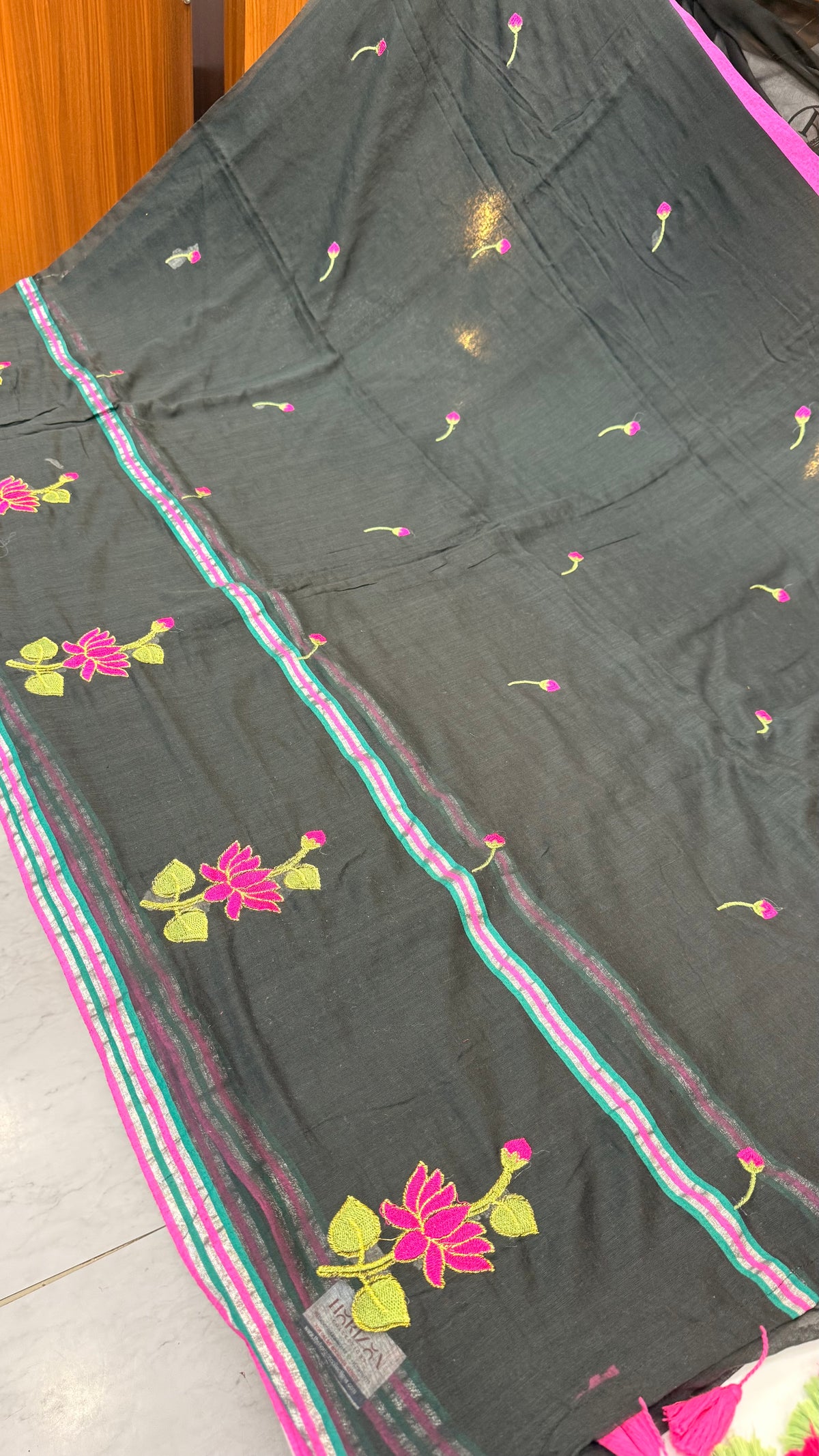 Mul cotton saree