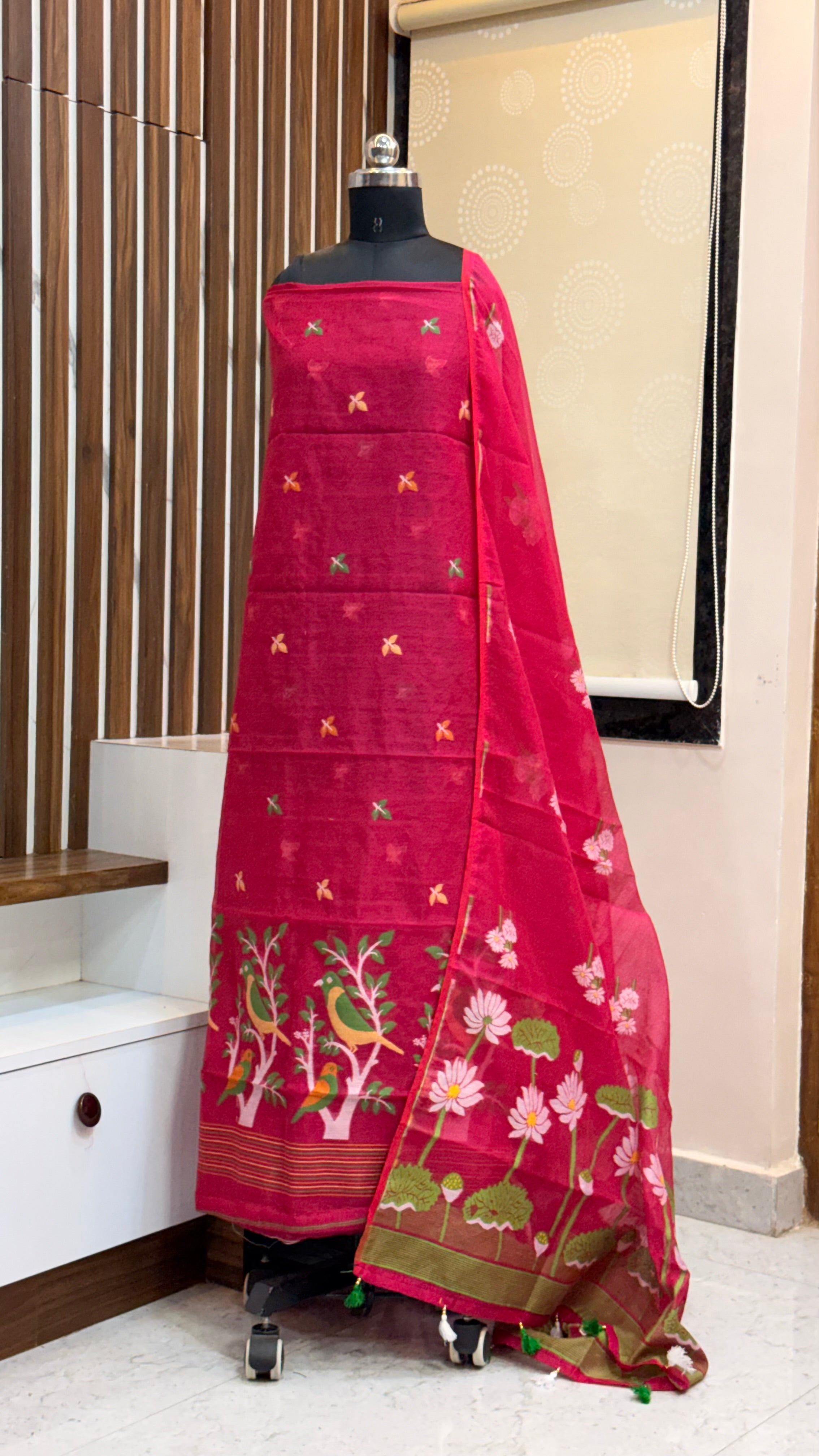 Jamdhani dress materials