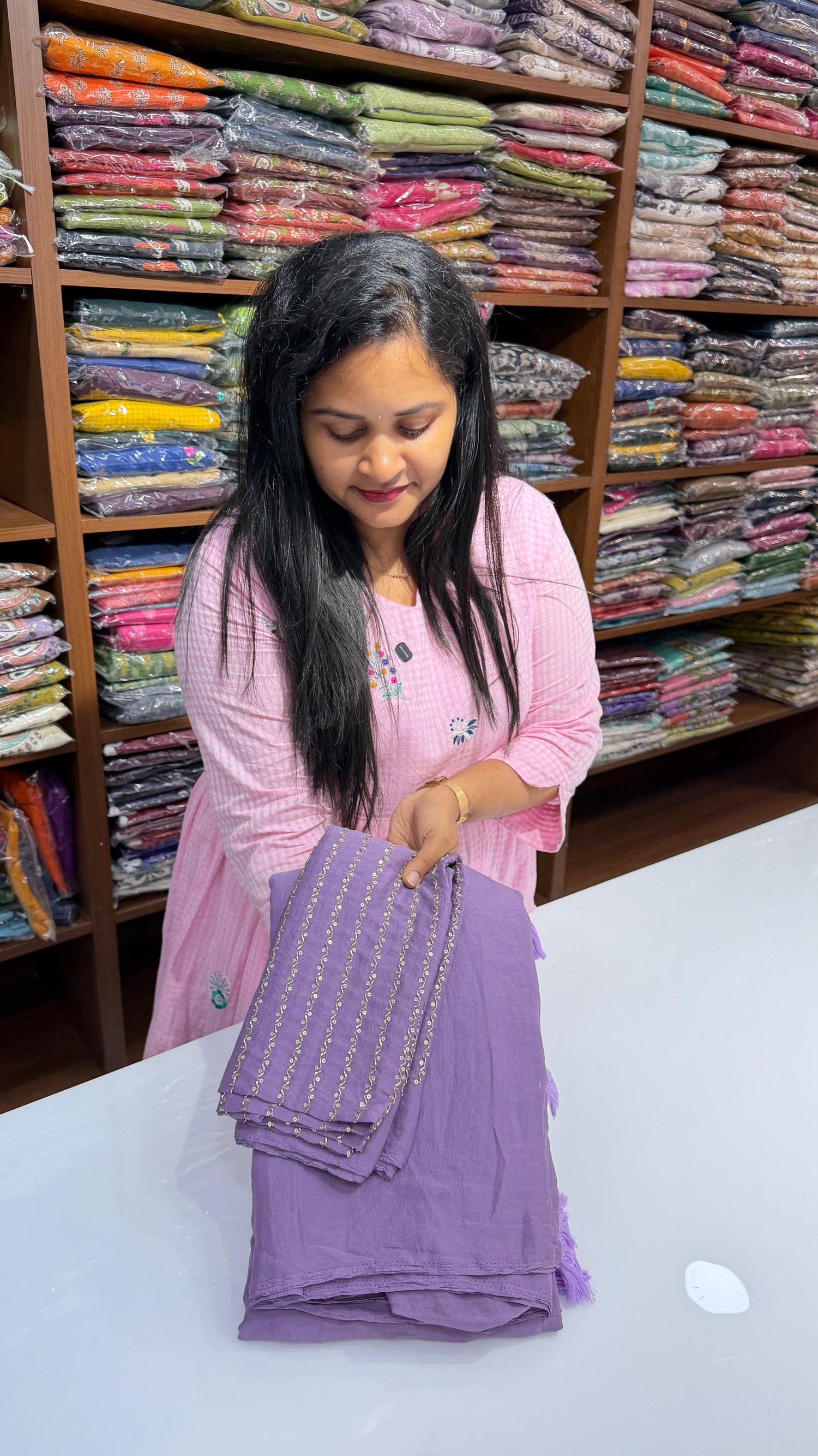 Party wear sarees with maggam work blouse
