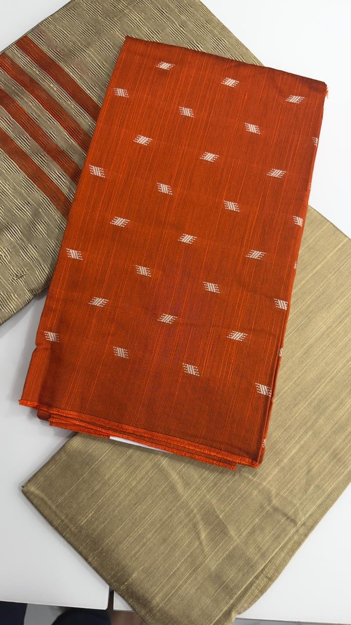 Raw silk dress materials