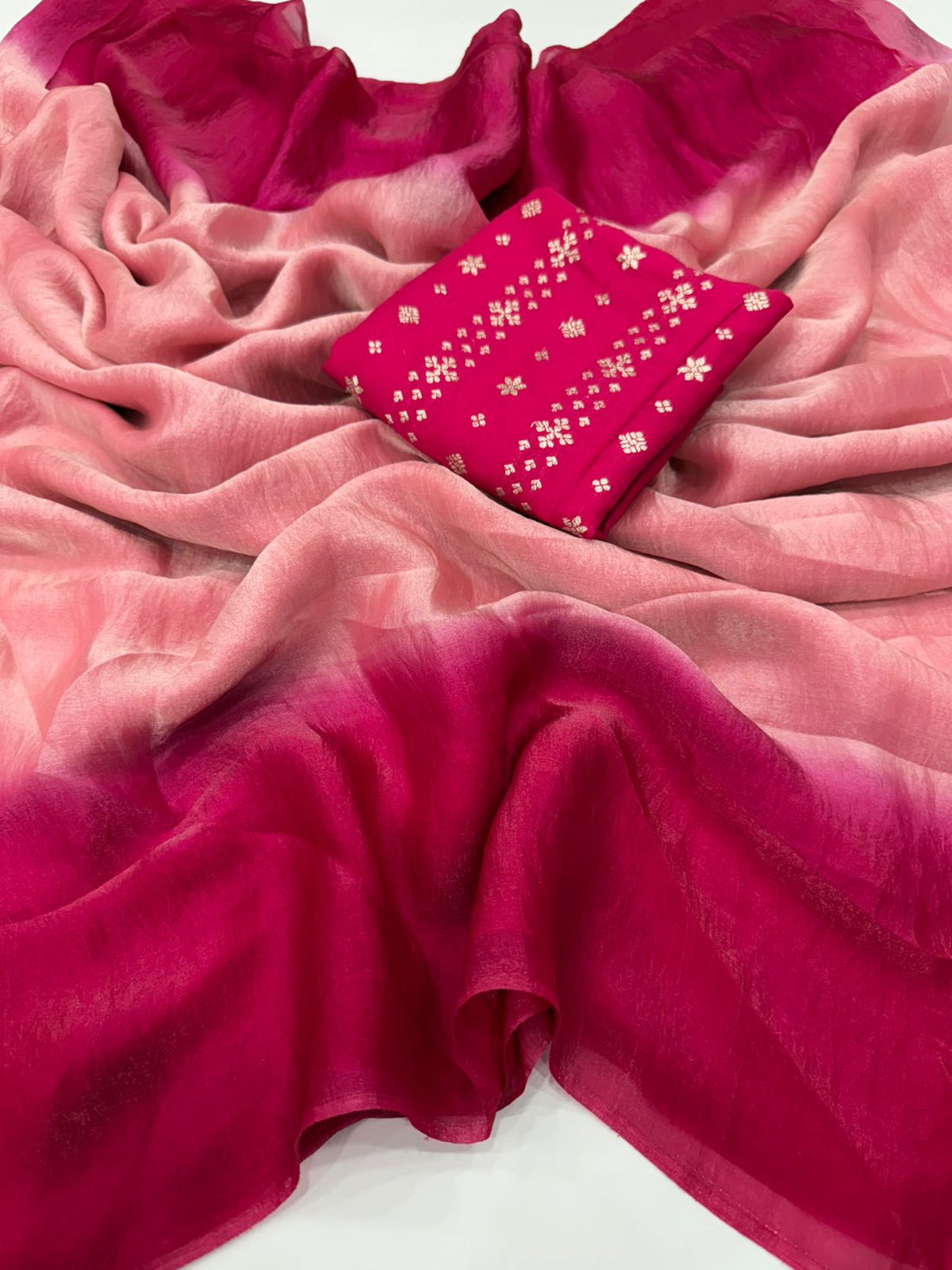 Dual shade sarees