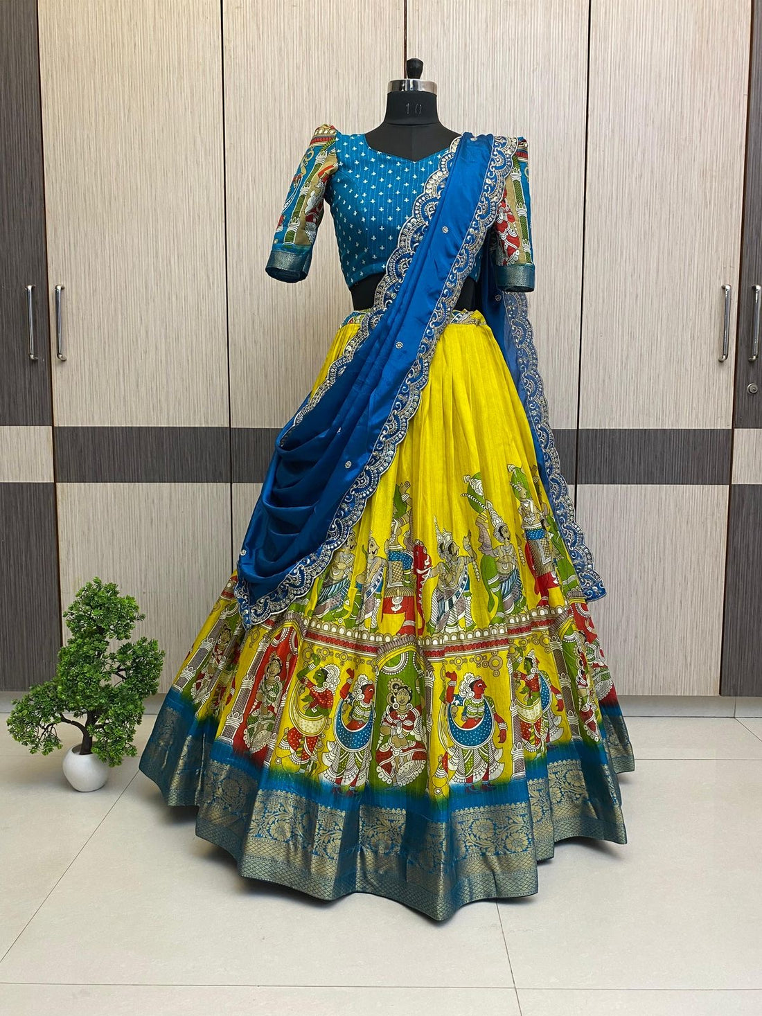 Kalamkari Lehenga