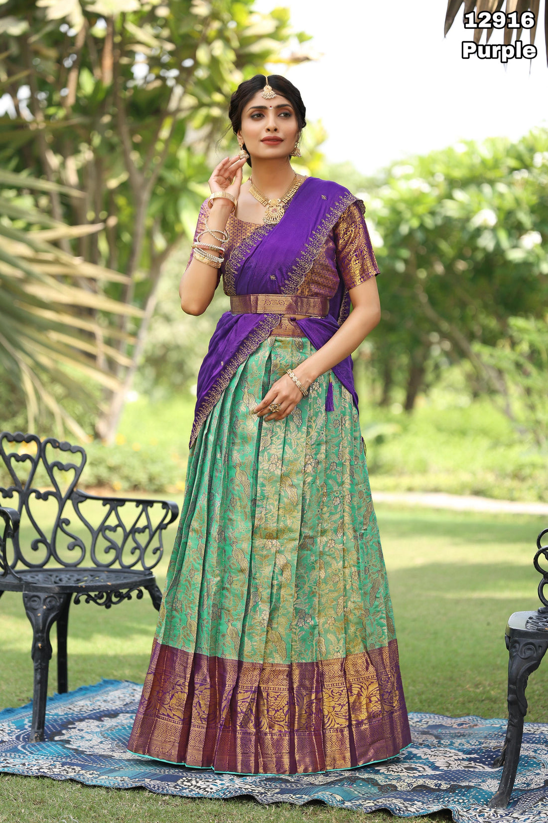Pattu Half saree