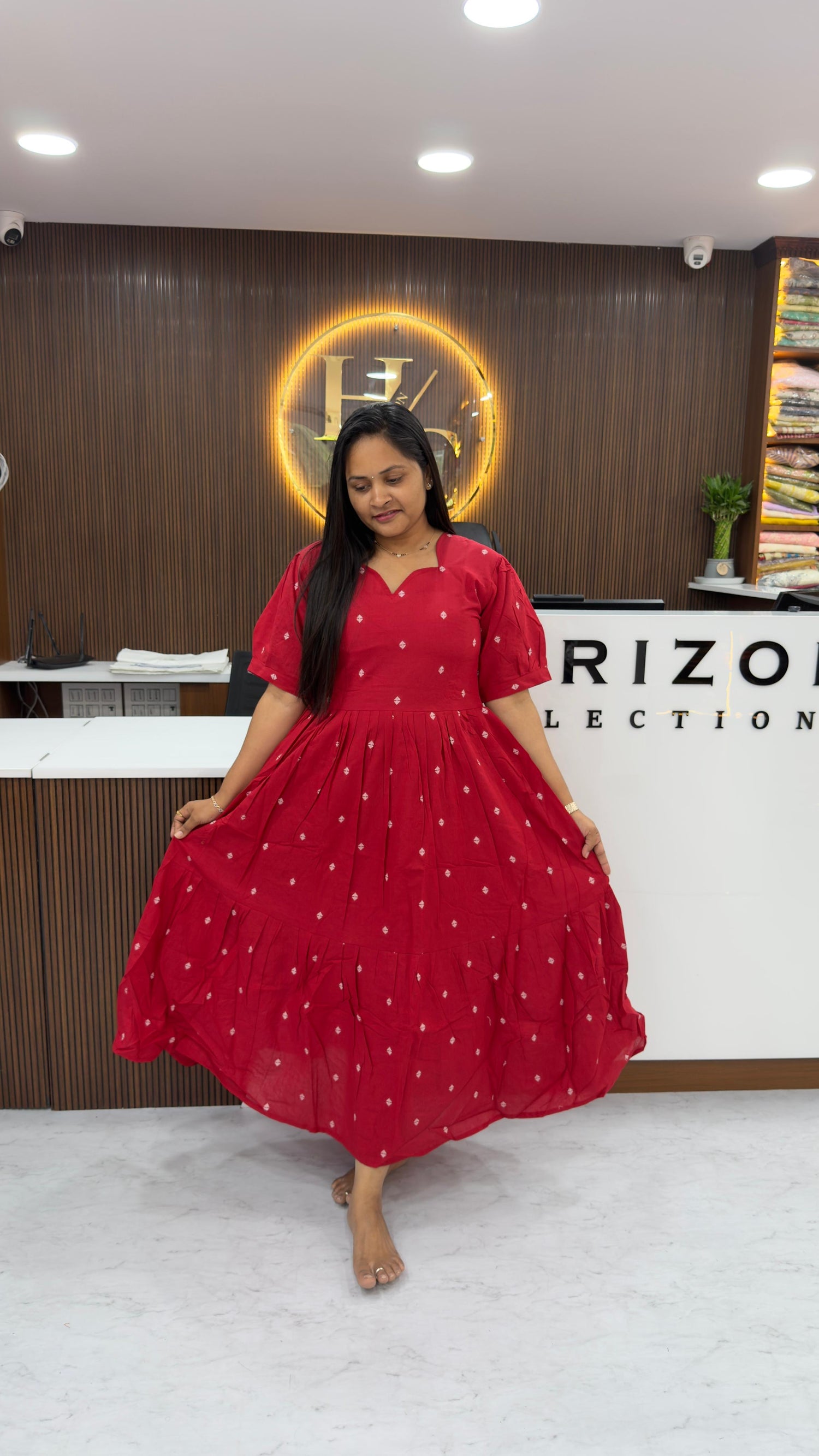 Pure cotton frocks with cotton lining