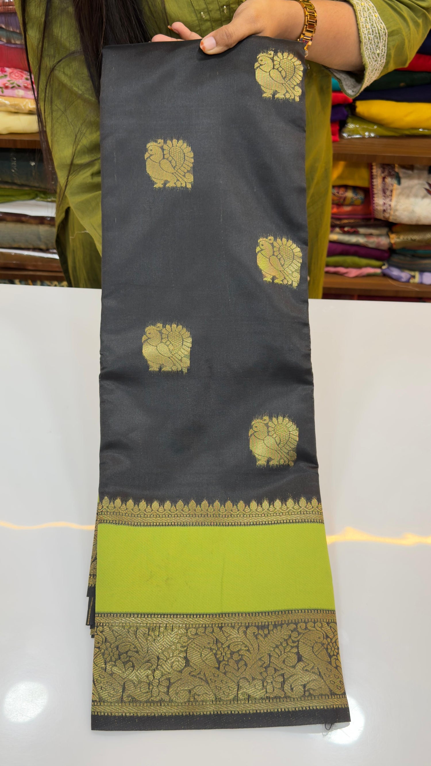 Vintage style soft pattu sarees