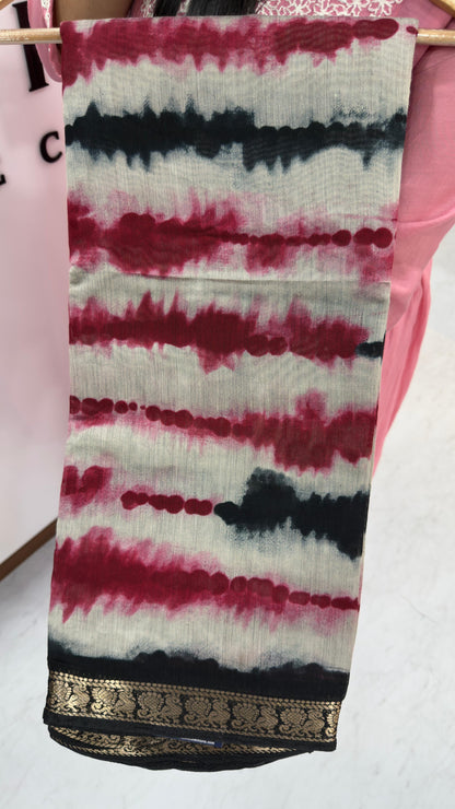 Maheshwari silk in mangalagiri style