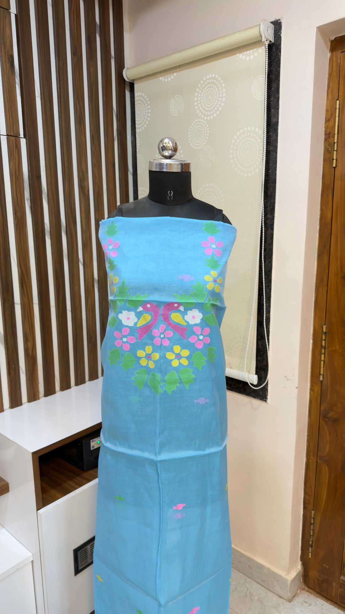 Handloom Muslin Jamdhani Dress materials