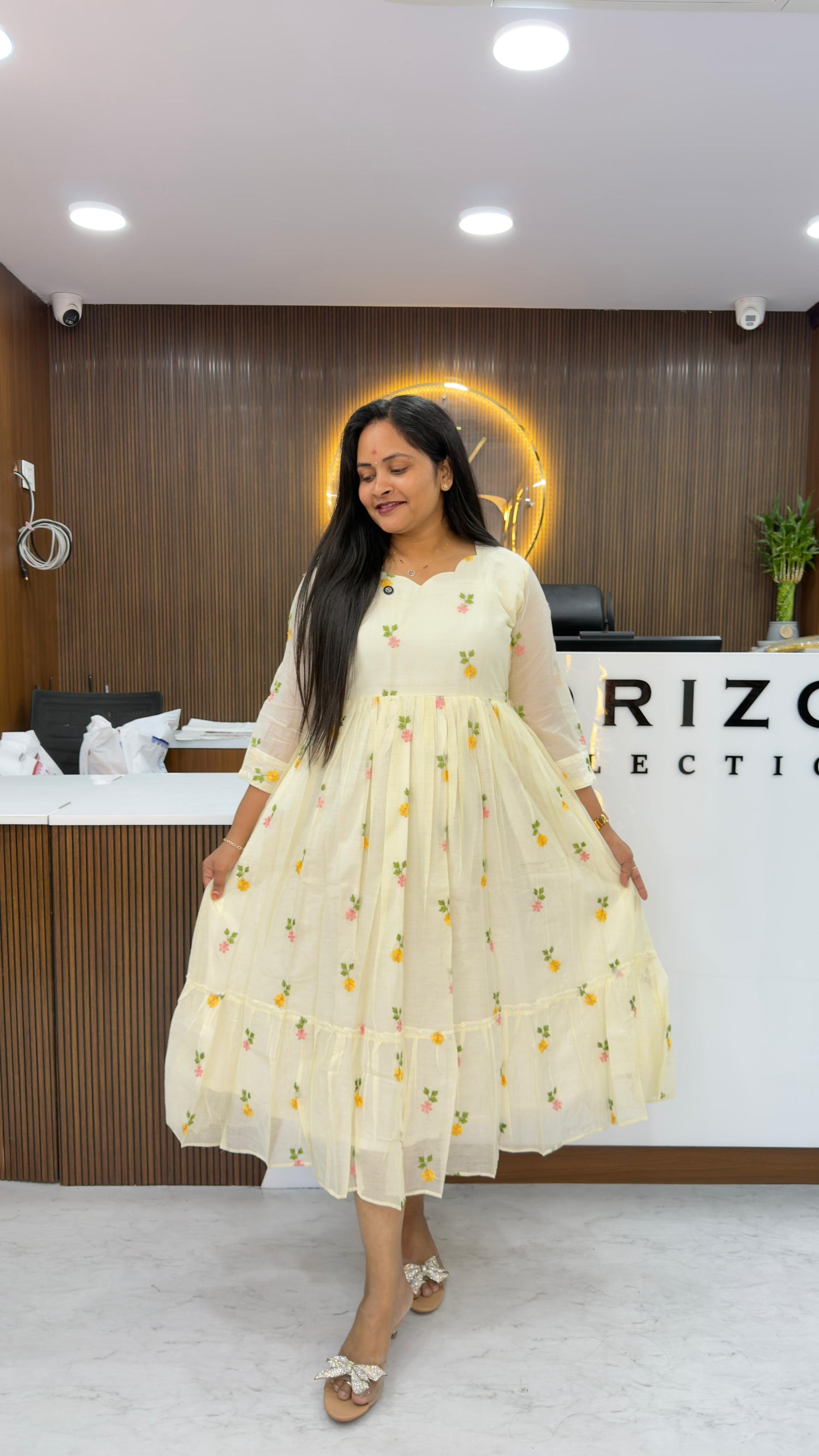 Mul Chanderi customised frocks