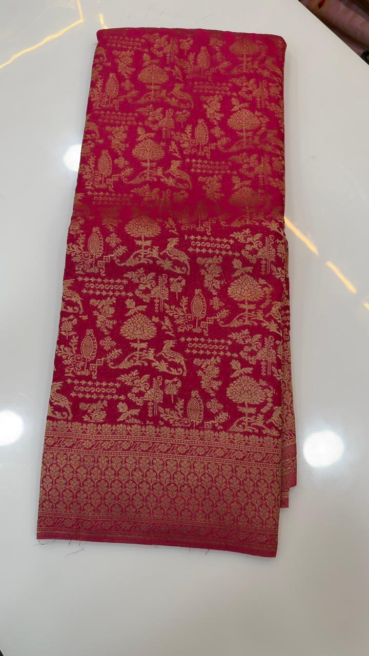 Banarasi viscous all over weaving saree