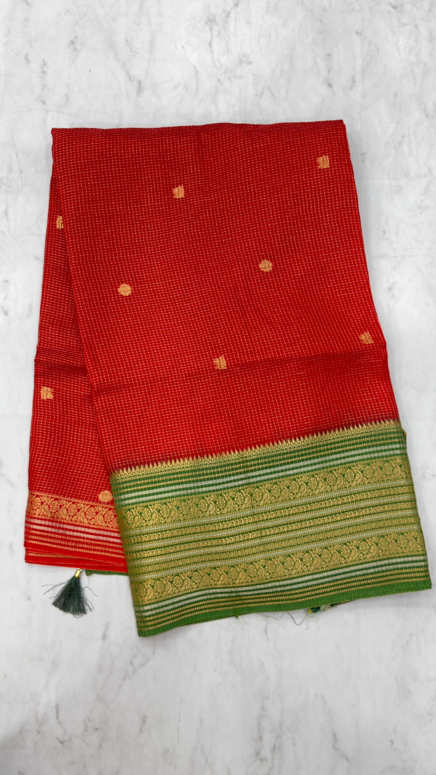 Banarasi vintage chexs sarees