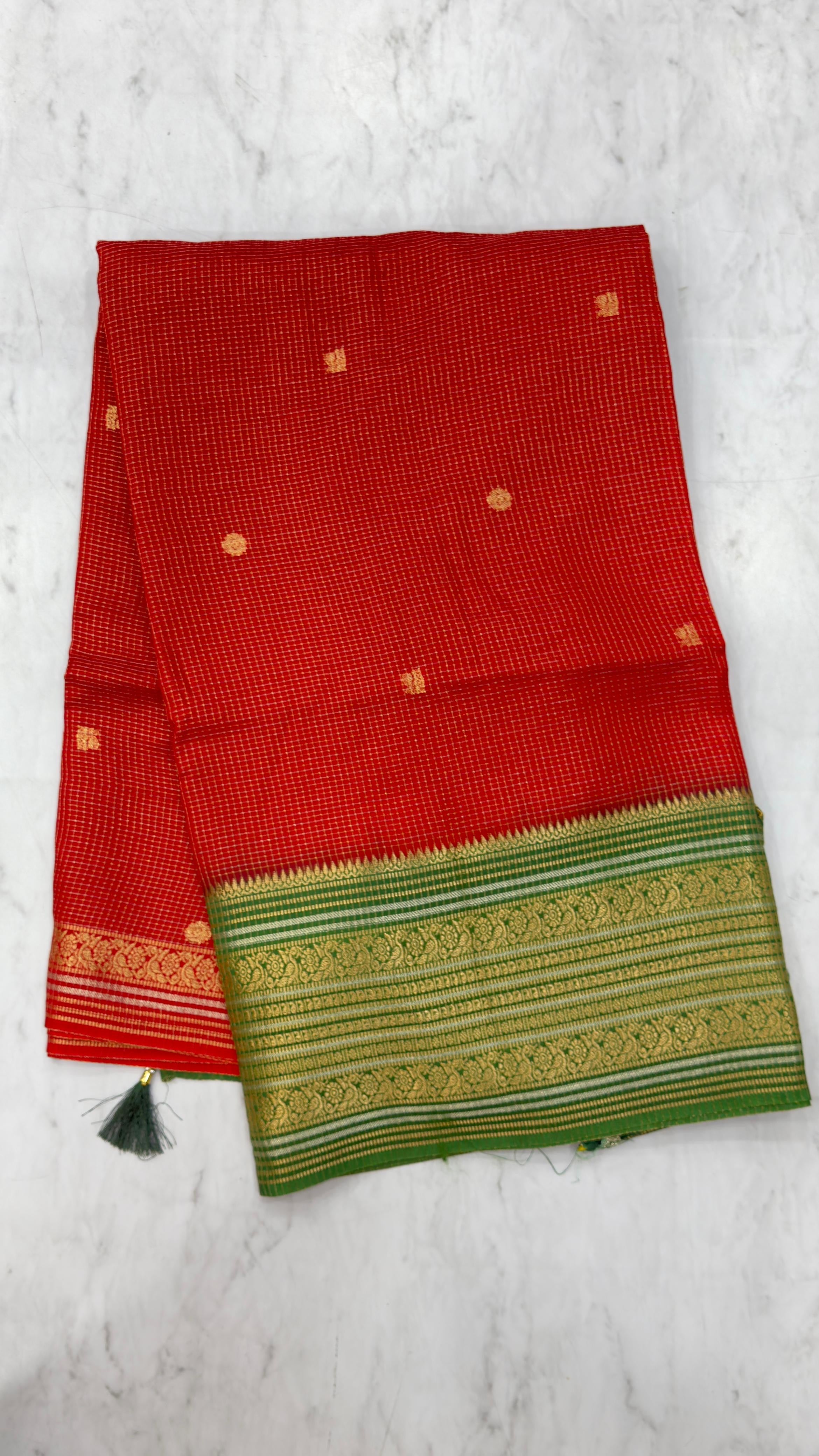 Banarasi vintage chexs sarees