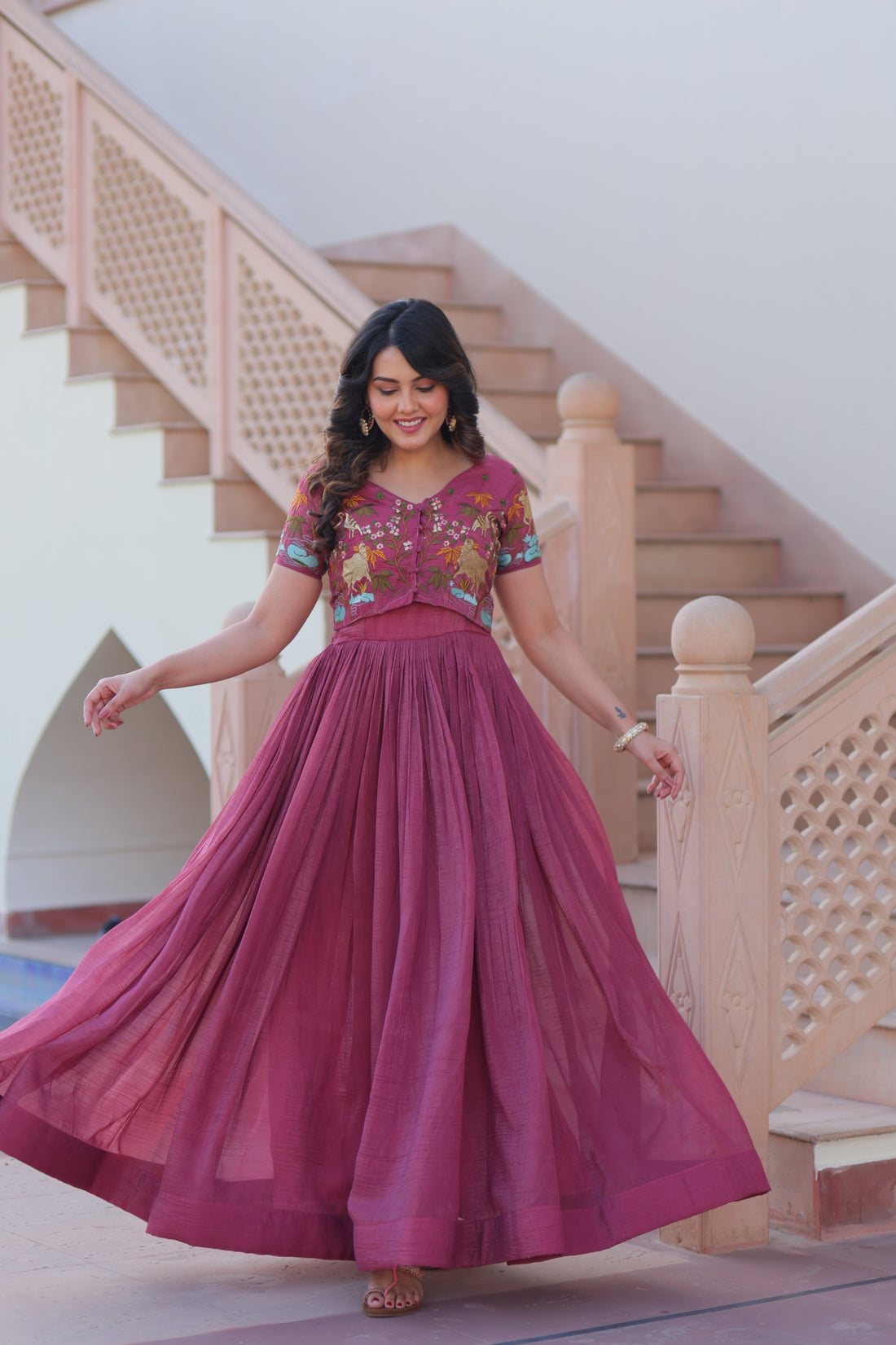 PREMIUM DESIGNER READYMADE KOTI-GOWN COLLECTIONS.