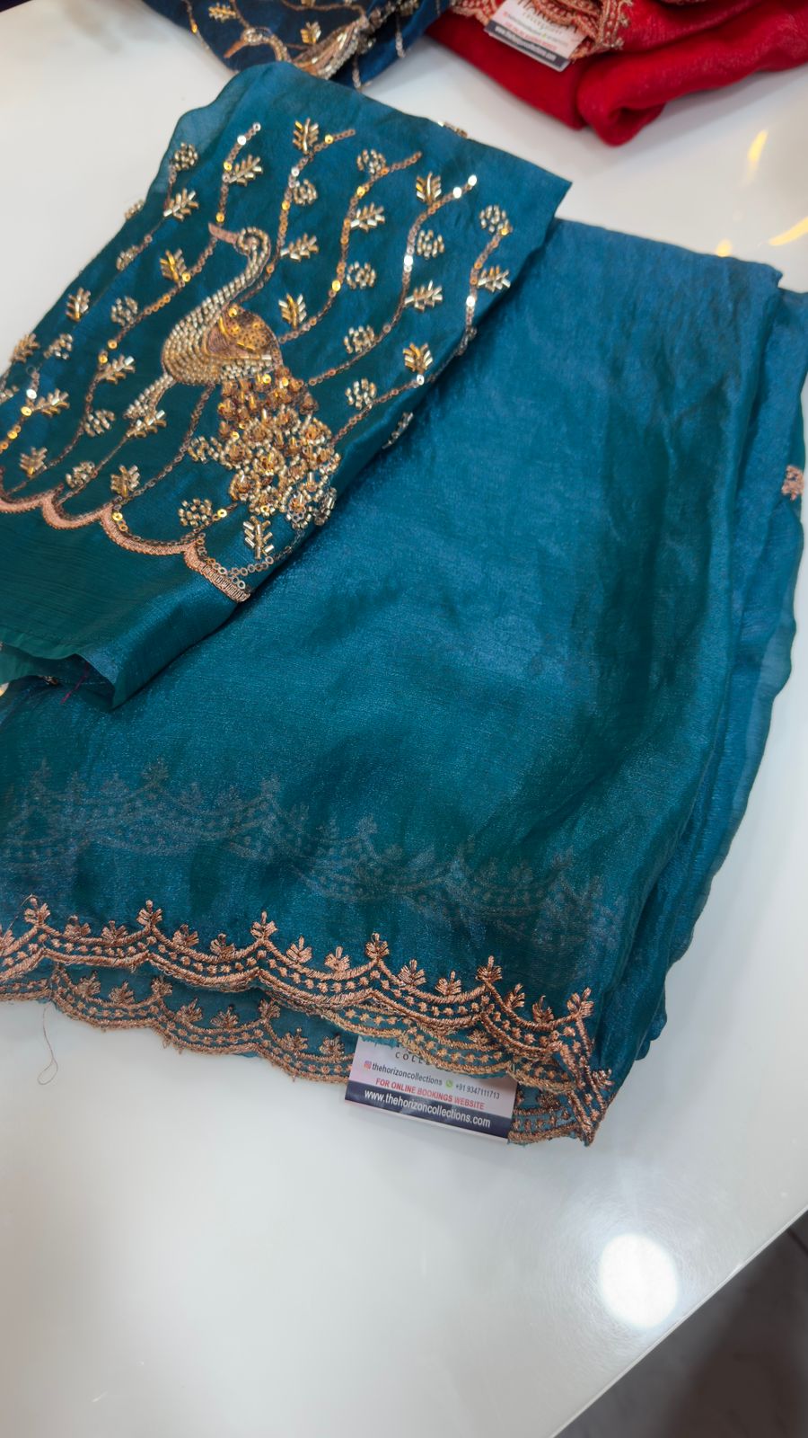 Space silk saree