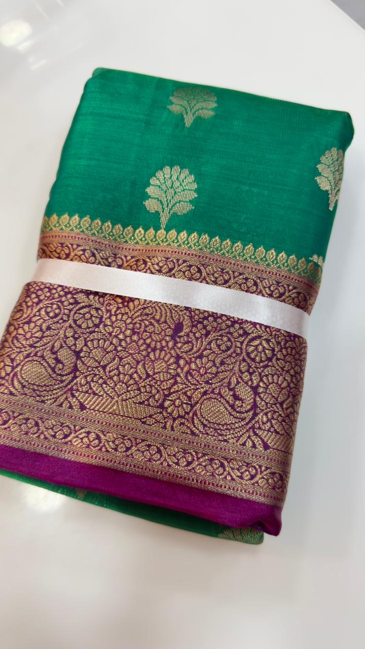 Soft Kanchi Patti inspired sarees