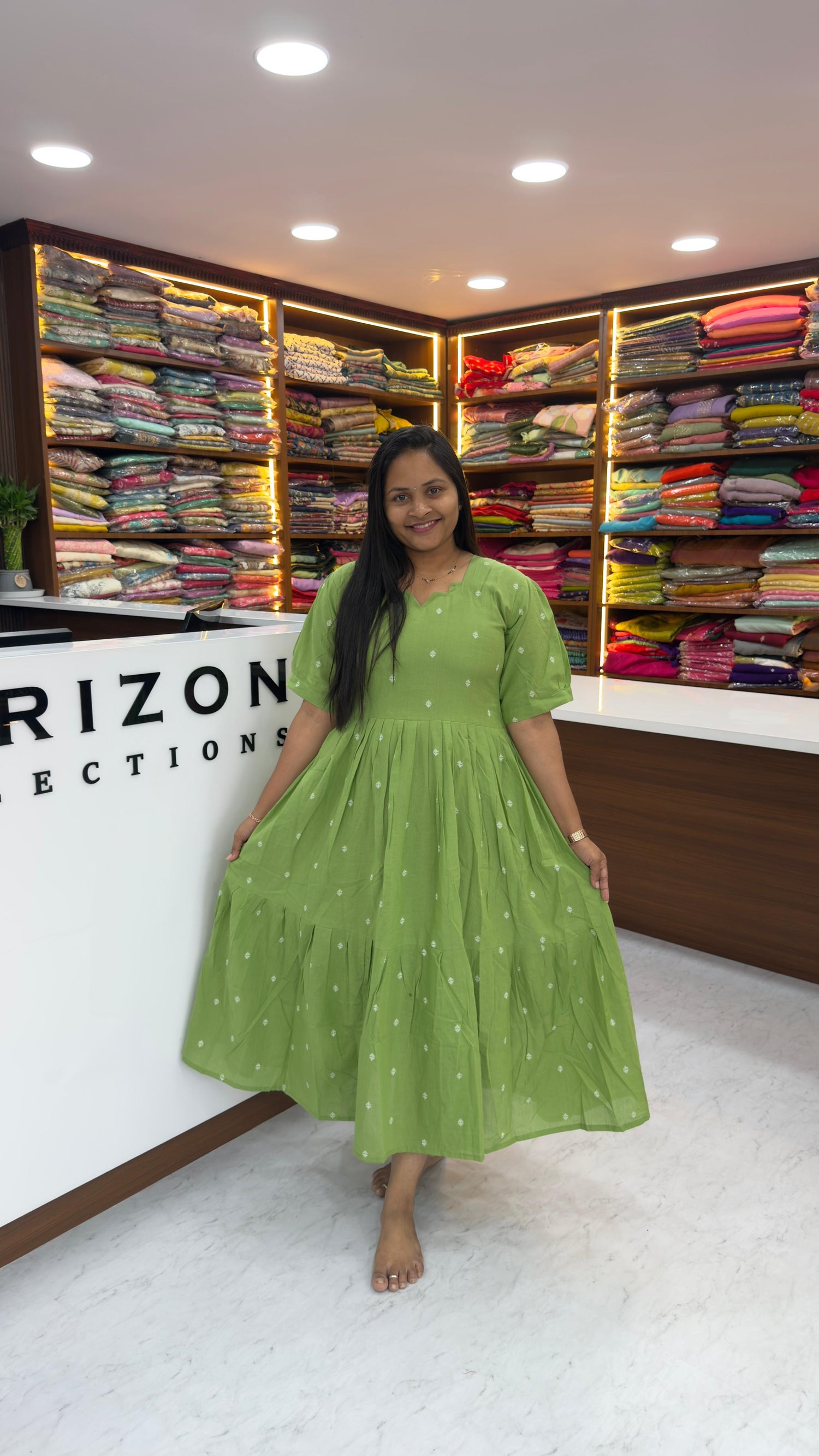 Pure cotton frocks with cotton lining