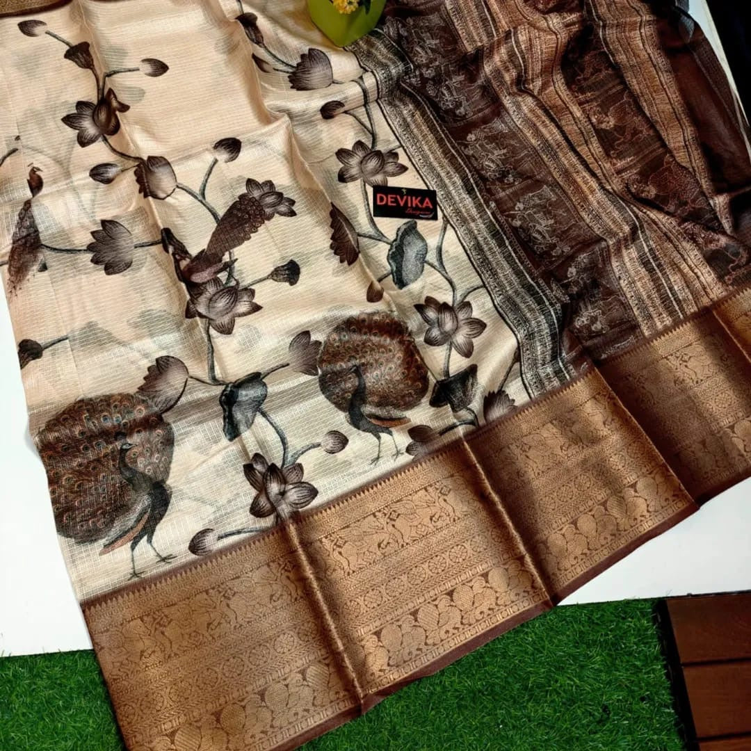 Kota sarees with Kanchi borders