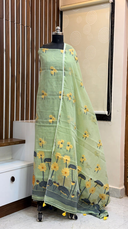 Jamdhani dress materials