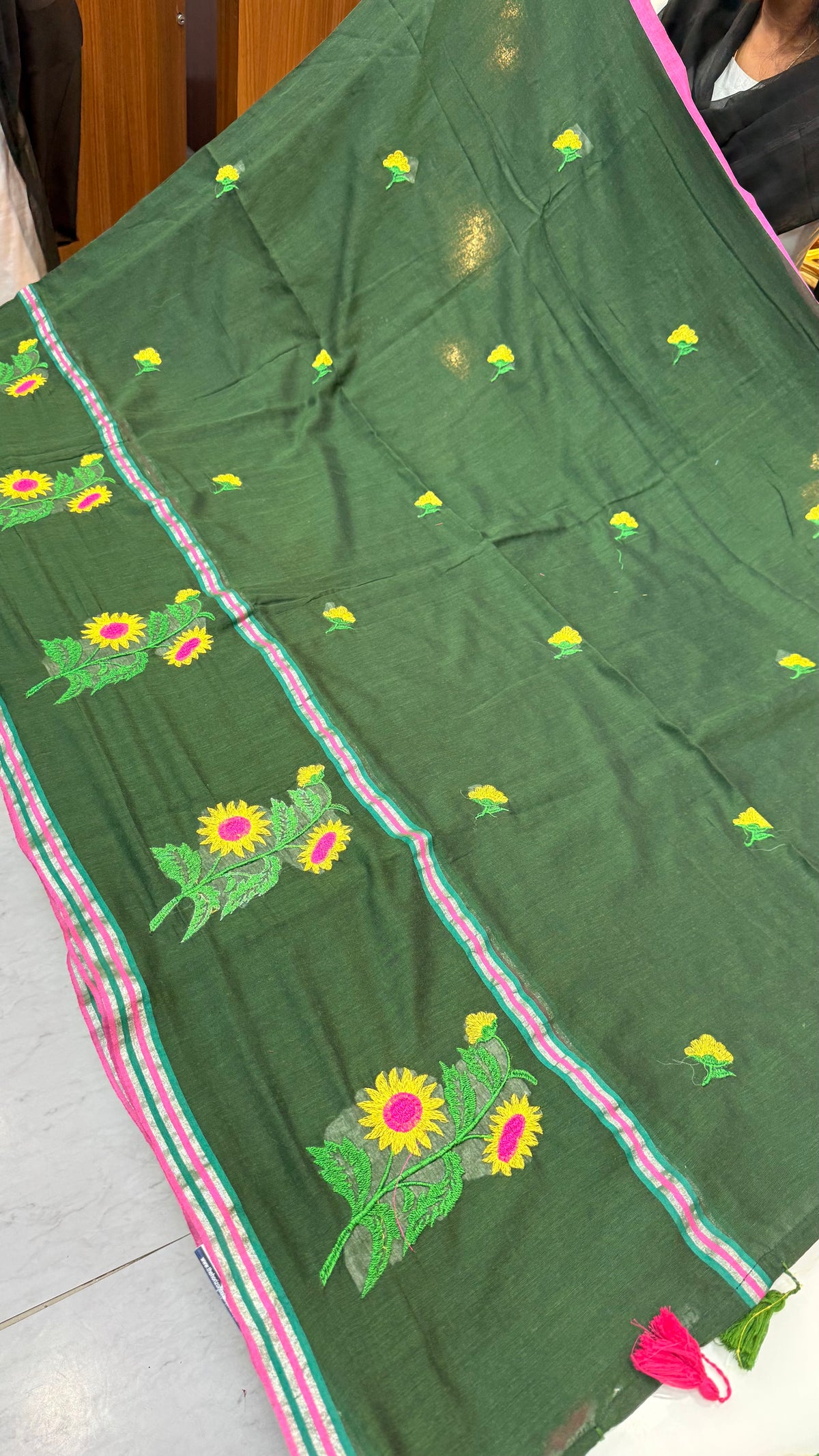 Mul cotton saree