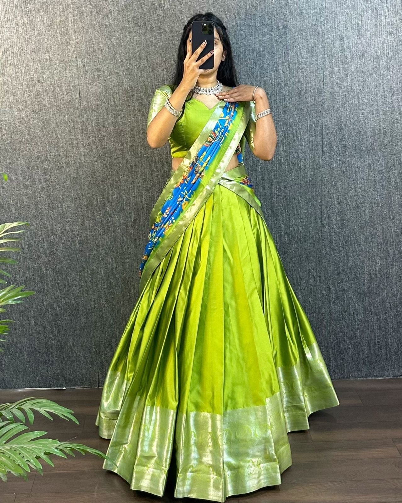 Traditional plain lehengas