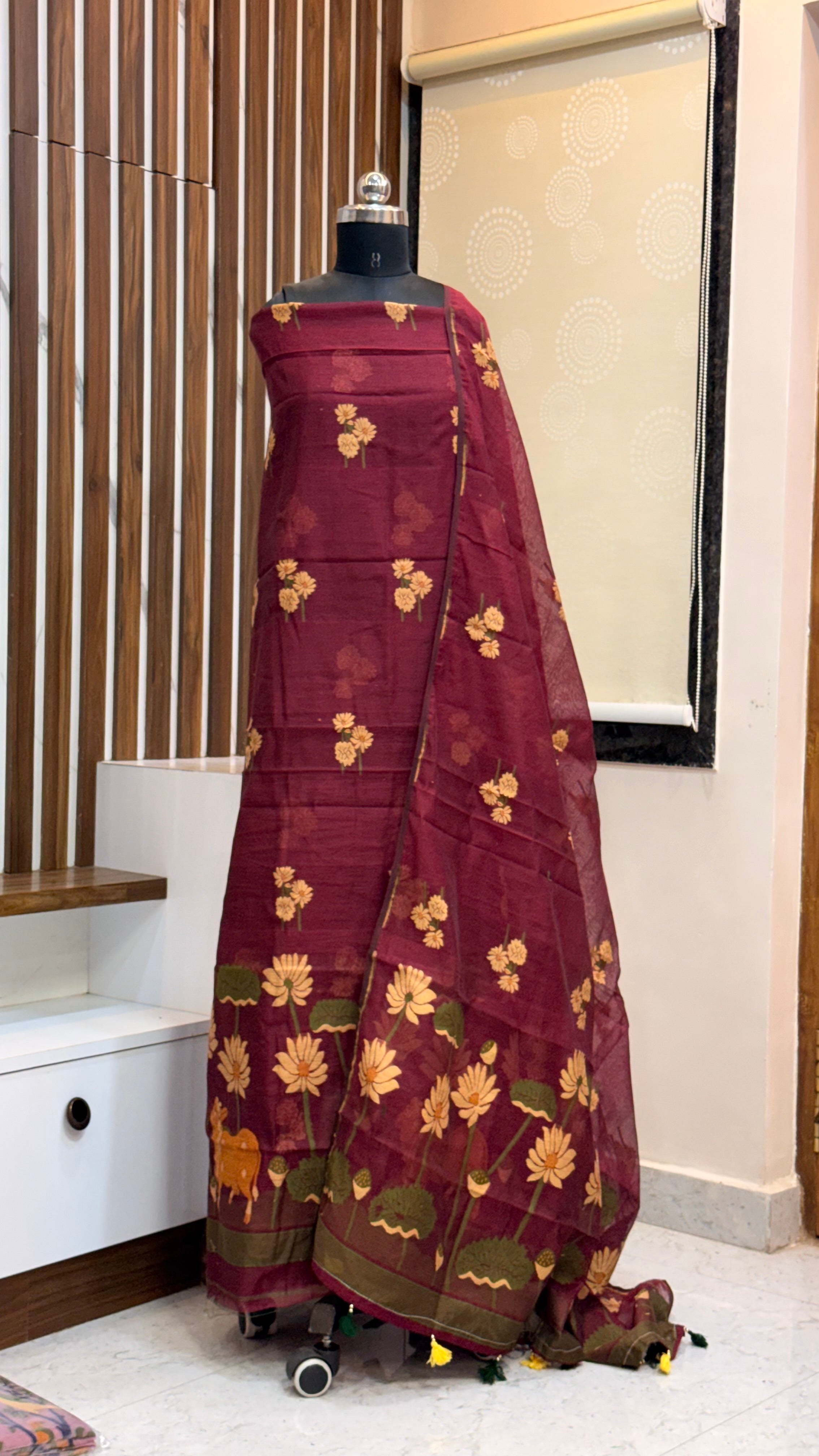 Jamdhani dress materials