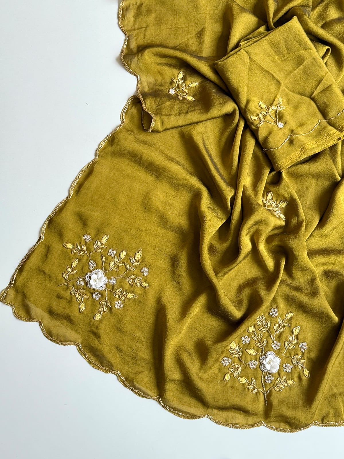 Soft Rangoli Saree with maggam work(NON-STORE)