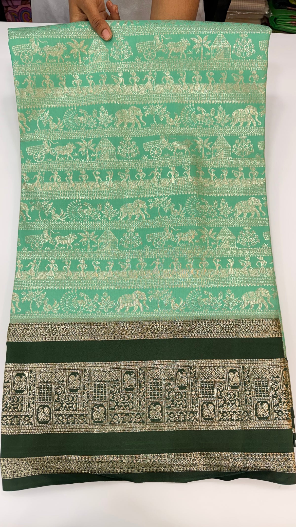 Bridal Meenakari sarees