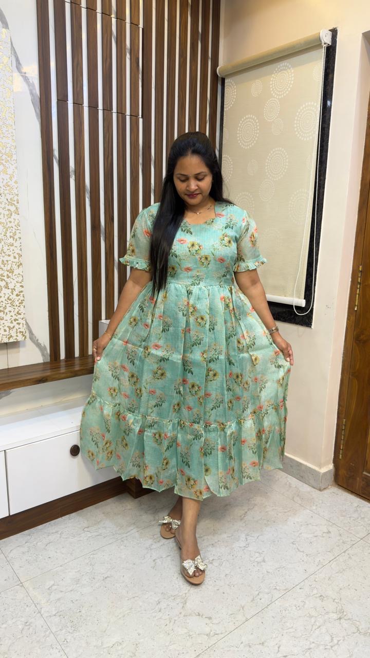 Floral Kota frocks