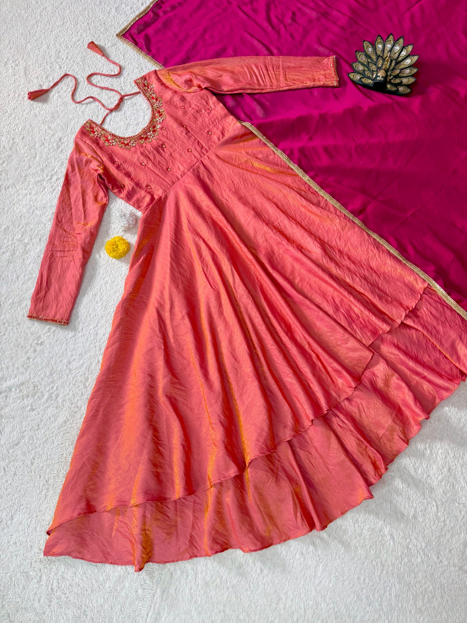 Designer Maggam Work Gown(NON-STORE)