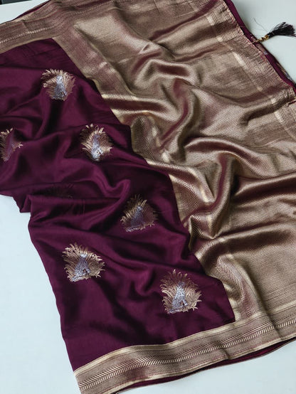 Traditional viscose saree