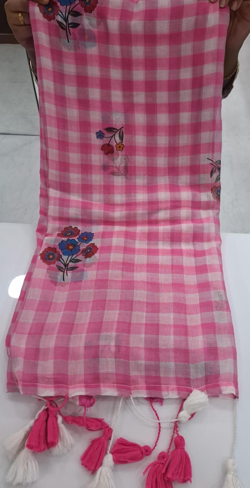 Mul cotton saree