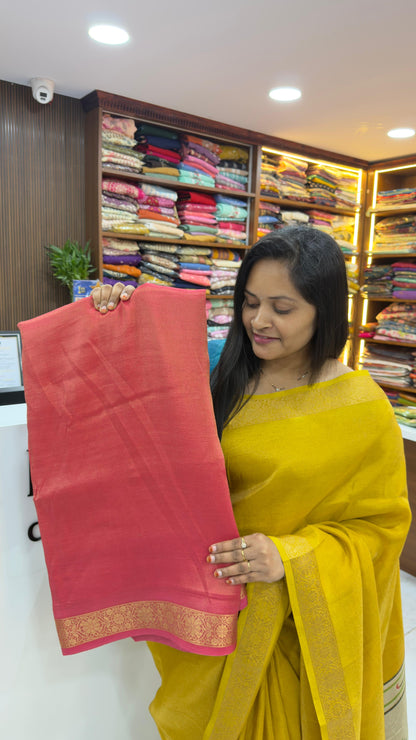 Tissue munga Banarsi sarees