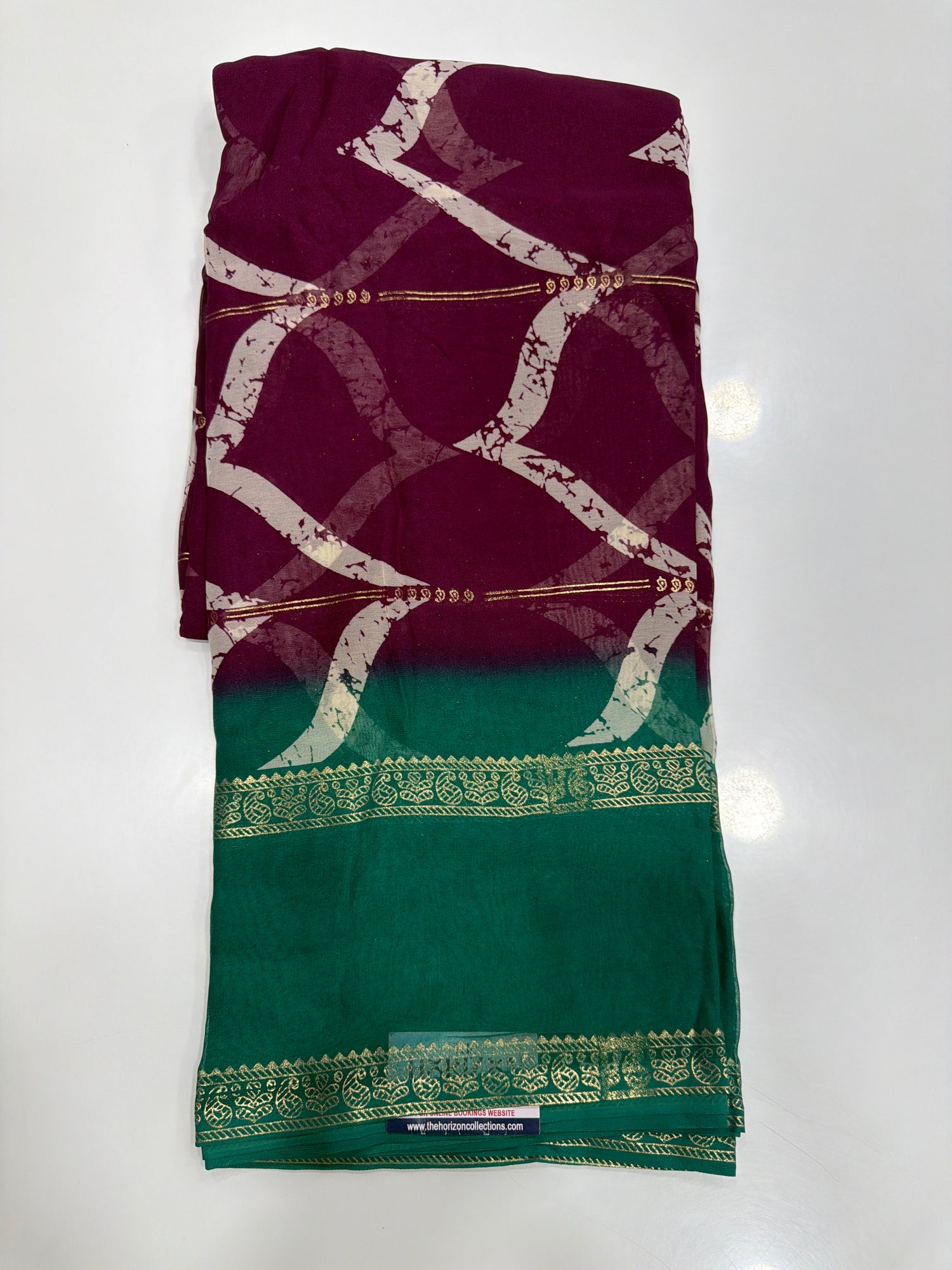 Waves Georgette saree